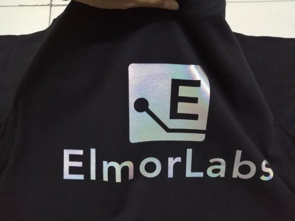 ElmorLabs T-shirt with silver logo